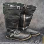 Luftwaffe Fleece Lined Pilot Boots in Black