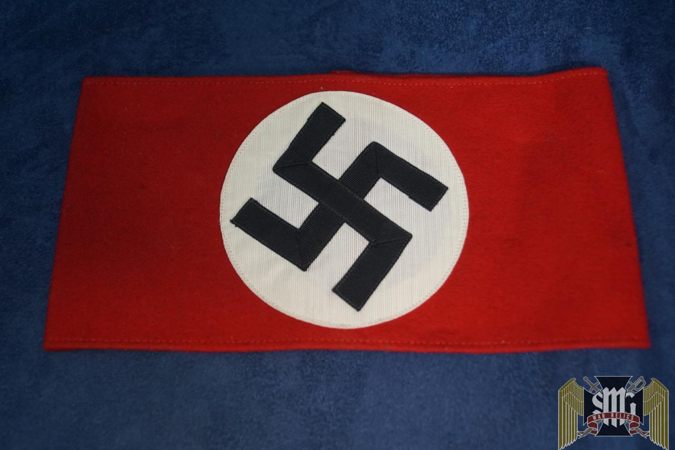 NSDAP Armband in Wool RZM tagged