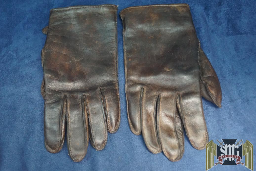 Luftwaffe Pilot Leather Gloves