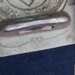 Police Buckle with Tab by Wiedmann 1940 Dated