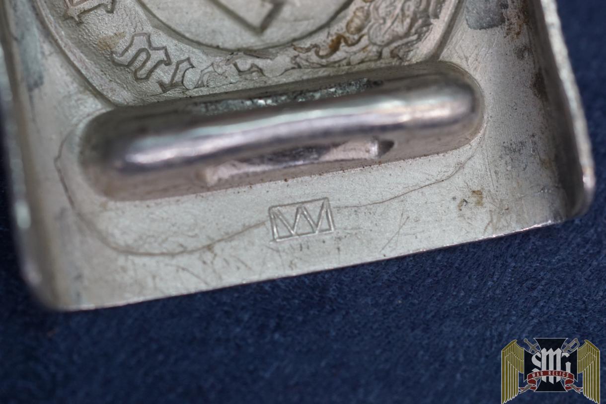 Police Buckle with Tab by Wiedmann 1940 Dated
