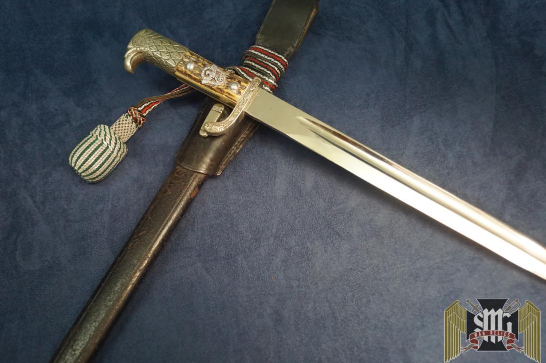 Police Bayonet w/frog and portepee by Holler