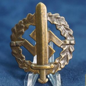 SA sports badge in bronze by W.REDO