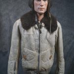 Luftwaffe White Leather Flight Jacket