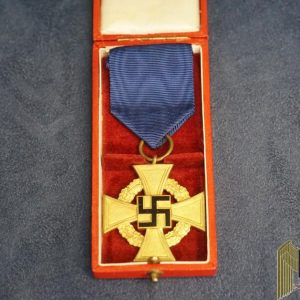 Cased 40 year Faithful Service award