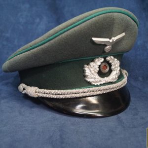 Administration Officer’s Visor Cap W/ Repair By Erel