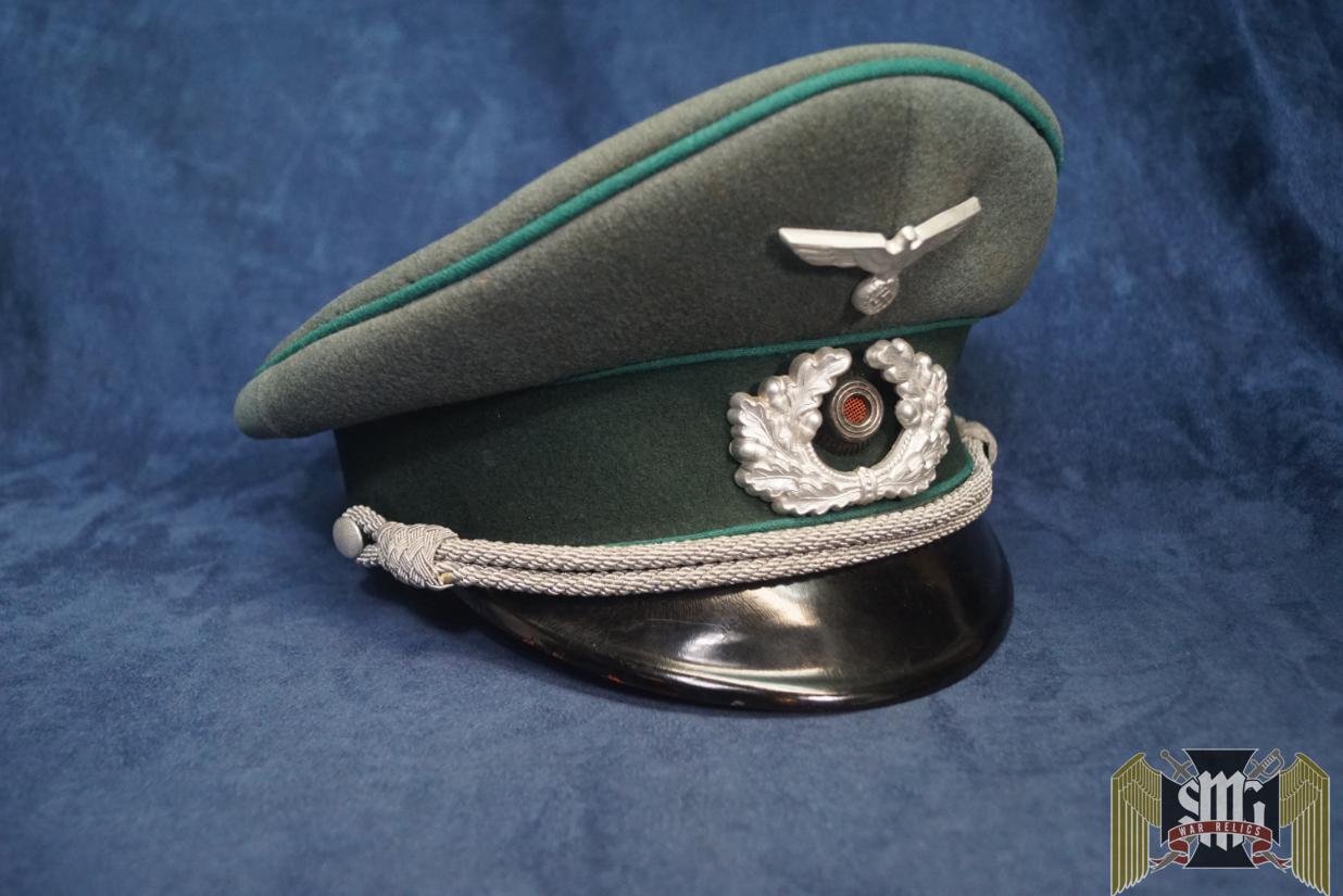 Administration Officer’s Visor Cap W/ Repair By Erel