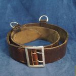 Wehrmacht Brown Officer's Claw belt with cross strap loops