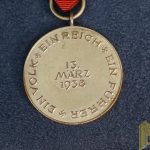 Nazi Germany Austrian Anschluss Occupation Medal