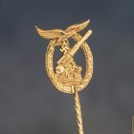 Luftwaffe Flak Badge Stick pin 14mm