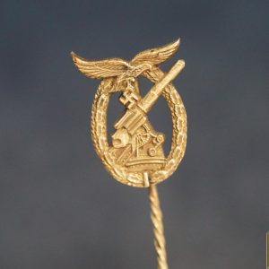 Luftwaffe Flak Badge Stick pin 14mm