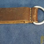 Brown Leather Belt dagger loop or shoulder strap loop