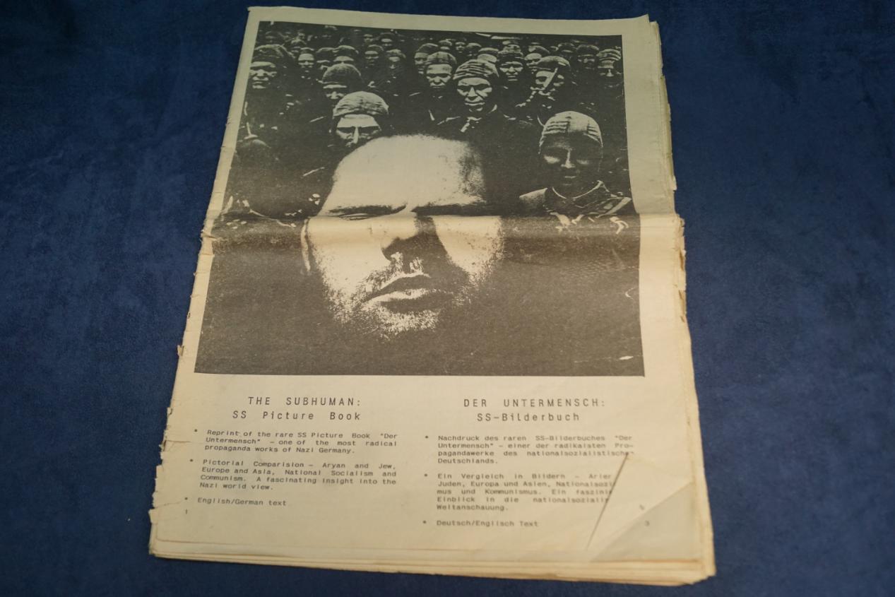the subhuman: SS picture book Reprint 1987