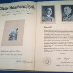 RAD Photo Album and scrap book W/Reischsparteitag Ausweis!!