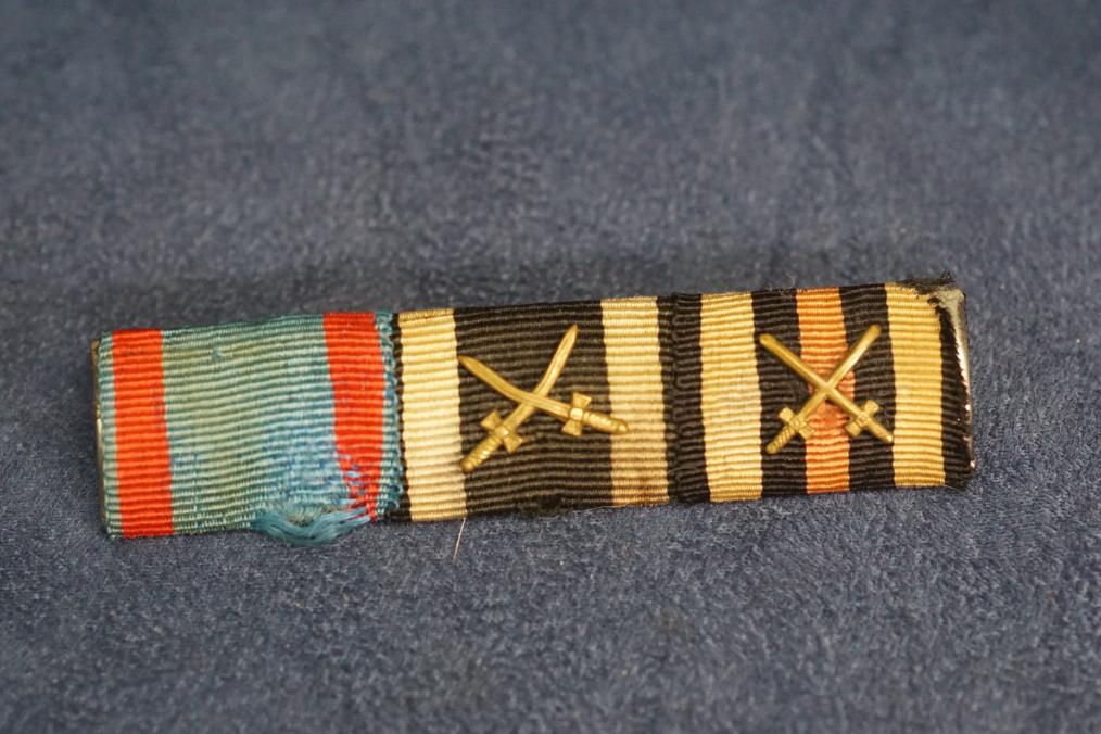 WW1 3 pc ribbon bar