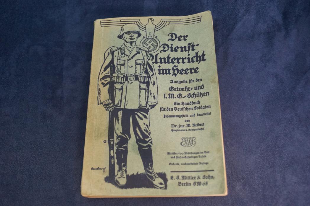 der dienstunterricht im heere 1935 Army Training manual Rifle/MG
