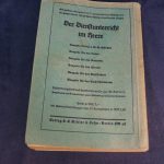der dienstunterricht im heere 1935 Army Training manual Rifle/MG