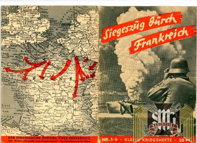 Wehrmacht magazine Siegeszug Durch Frankreich Kleine Kriegsheft Nr. 5/6