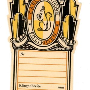Eickhorn Sales Tag