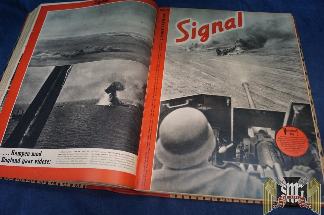 signal Leather Bound 1941 full set