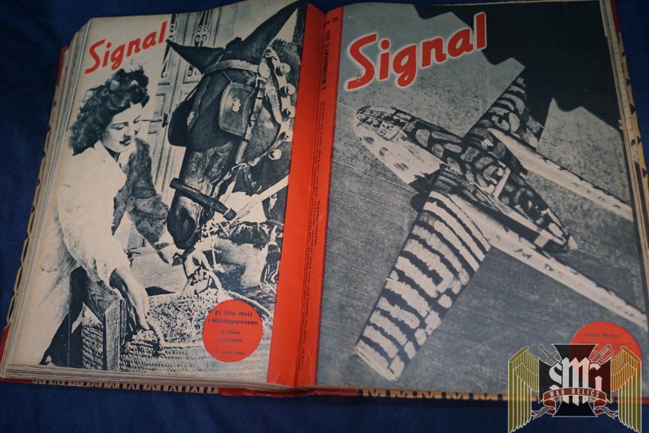signal Leather Bound 1943 full set