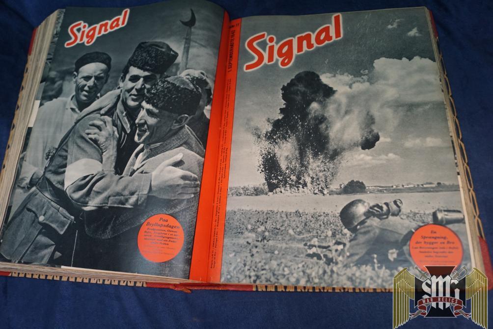 signal Leather Bound 1942 full set