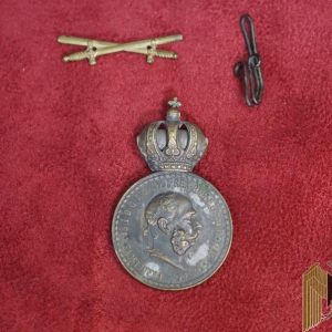 Signum Laudis in Silvered brass Austro Hungarian