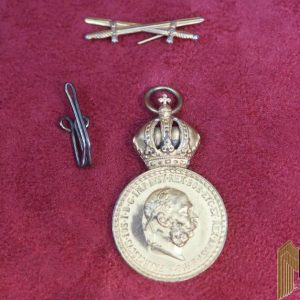 Signum Laudis in gold Austria Military Merit Medal