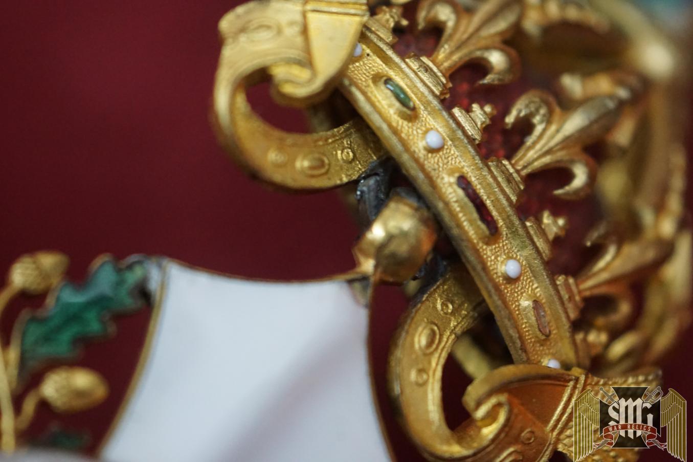 Bulgarian order of civil merit w/damaged suspension loop