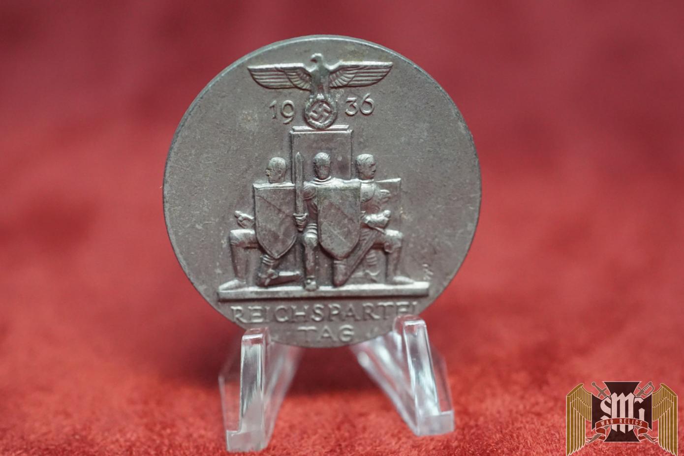 1936 Reichspartei Tag Badge