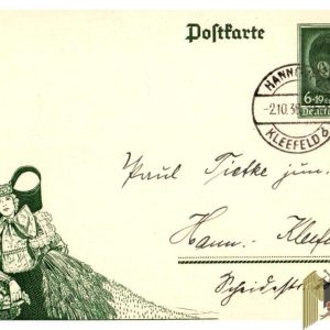 Nazi Harvest postcard