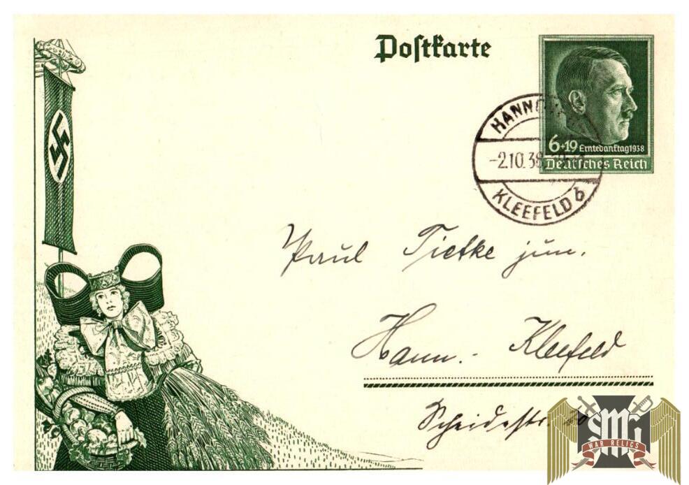 Nazi Harvest postcard