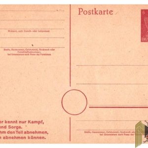 Hitler Post card