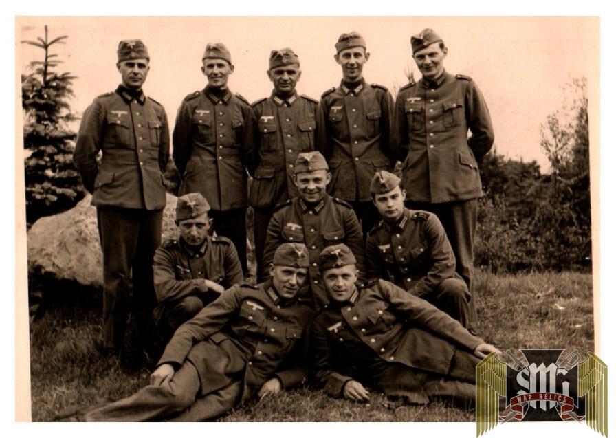 Heer EM troops photo card