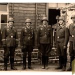 Luftwaffe Officers and EM troops photo card