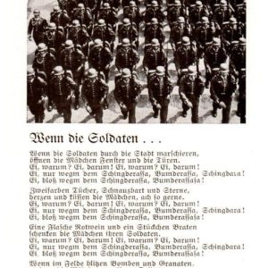 Wenn die Soldaten Song post card