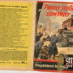 SMGO-1323 German Youth War Book Heft 52 Panzer Stossen Zum Meer