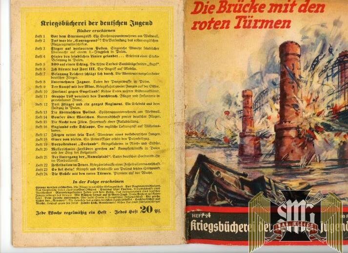German Youth War Book Heft 24 Die Bruke mit den roten Turmnen
