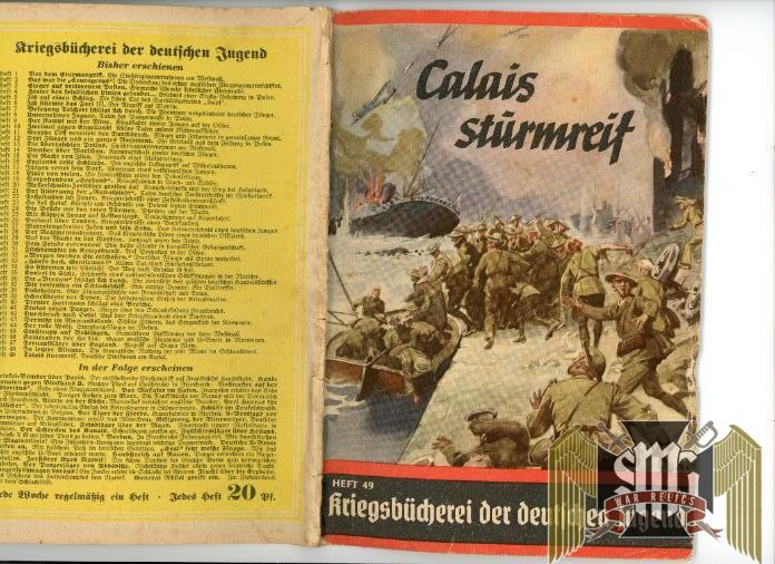 German Youth War Book Heft 49 Calais Sturmreit