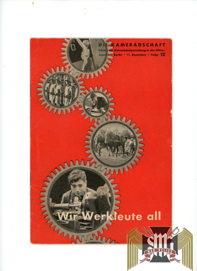 die kameradschaft wir Werkleute all Hitler youth Book