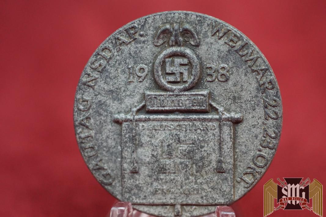 Gautag NSDAP Weimar 1938 Tinnie
