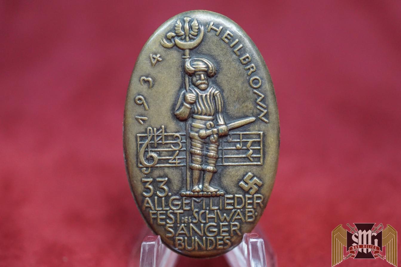 heilbronn Sanger Bundes tinnie 1934