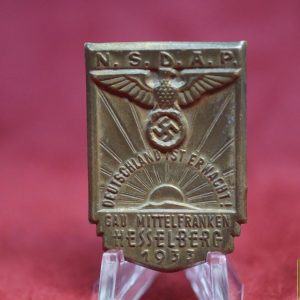 nsdap gau mittelfranken hesselberg 1933 tinnie