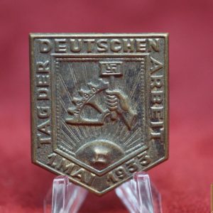 tag der deutschen arbeit 1933 tinnie NSBO w/ star stamp