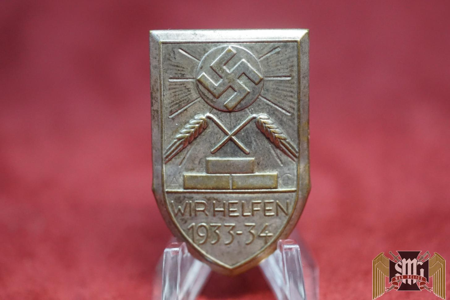 WIR HELFEN 1933-34 TINNIE