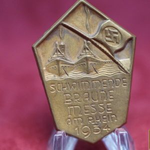 Schwimmende Braune Messe Am Rhein 1934 tinnie