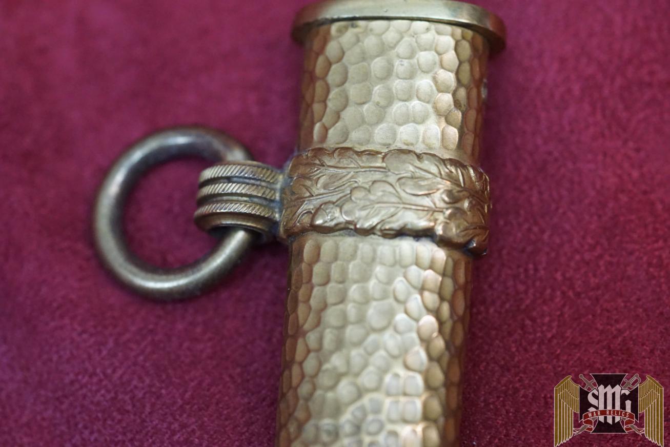 Kriegsmarine dagger Hammered (pebbled) scabbard