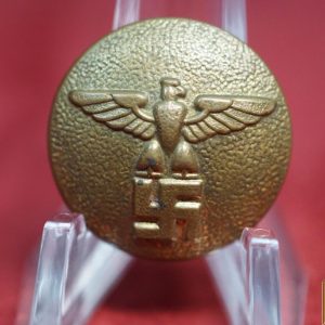 24mm gold political button