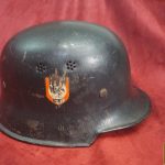 Civic Police helmet Double decal
