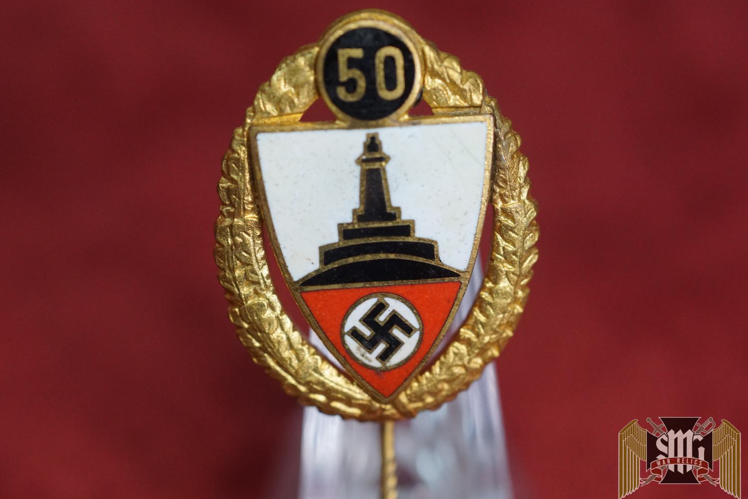 Kyffhäuserbund 50 year veteran pin